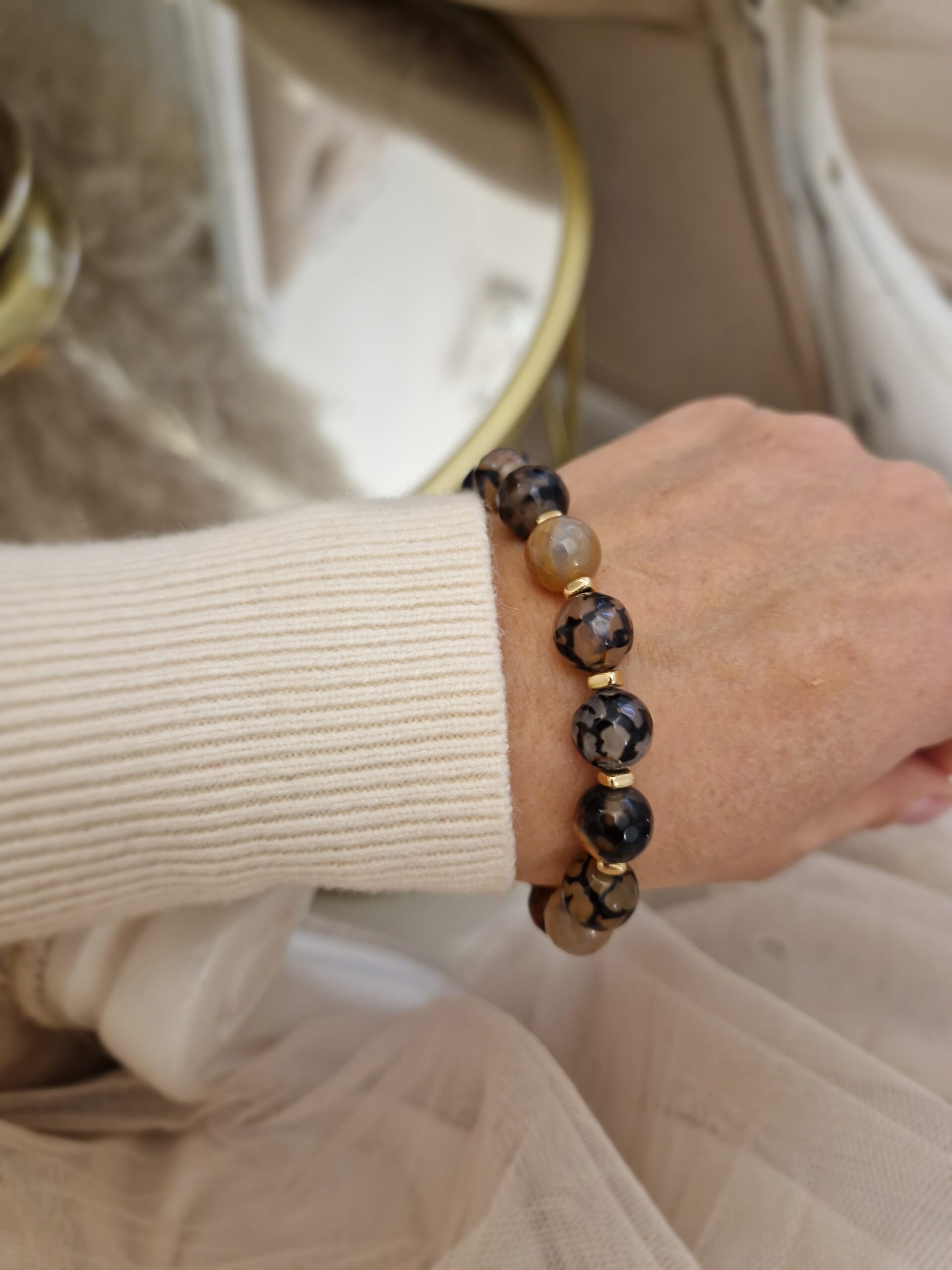 Bransoletka z agatu - obrazek 3