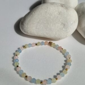 Bransoletka z morganitu