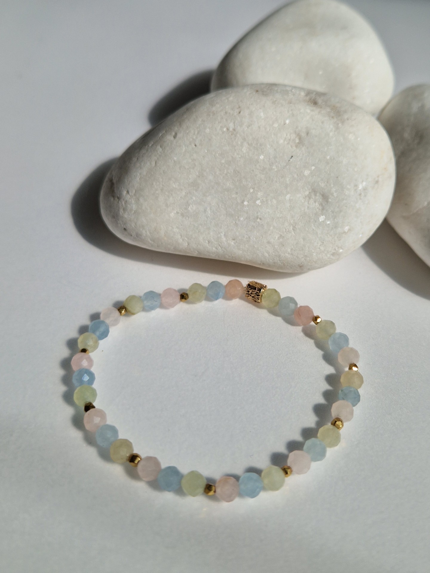 Bransoletka z morganitu