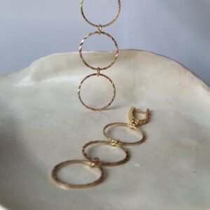 Kolczyki wiszące kółka