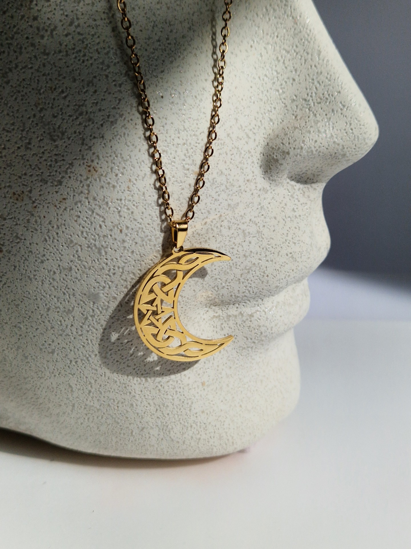 Naszyjnik Celtycki księżyc