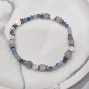 Bransoletka z chalcedonem