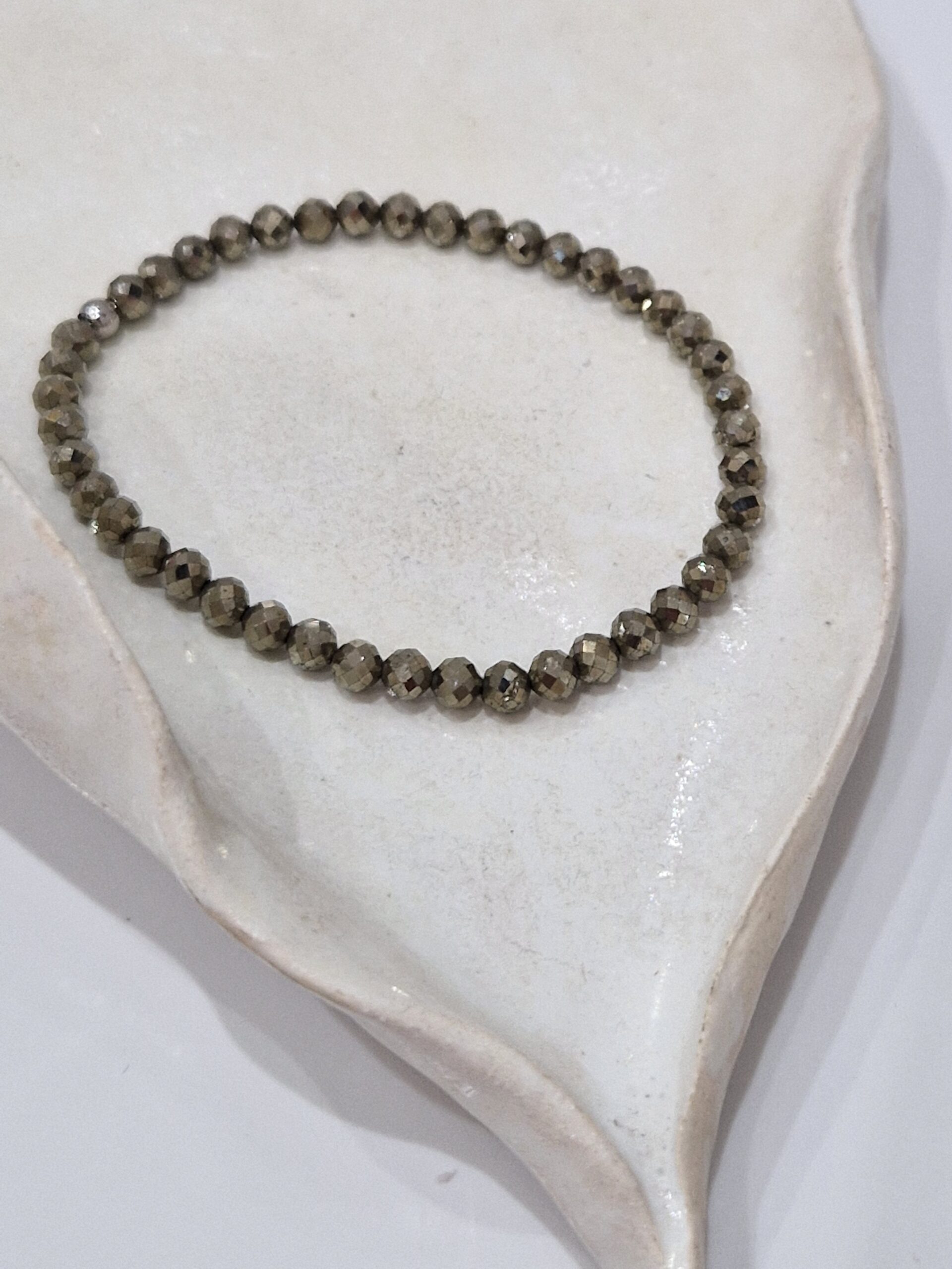 Bransoletka z pirytu