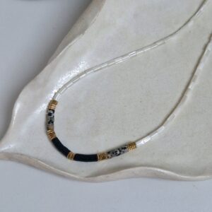 Choker z masy perłowej (walce)