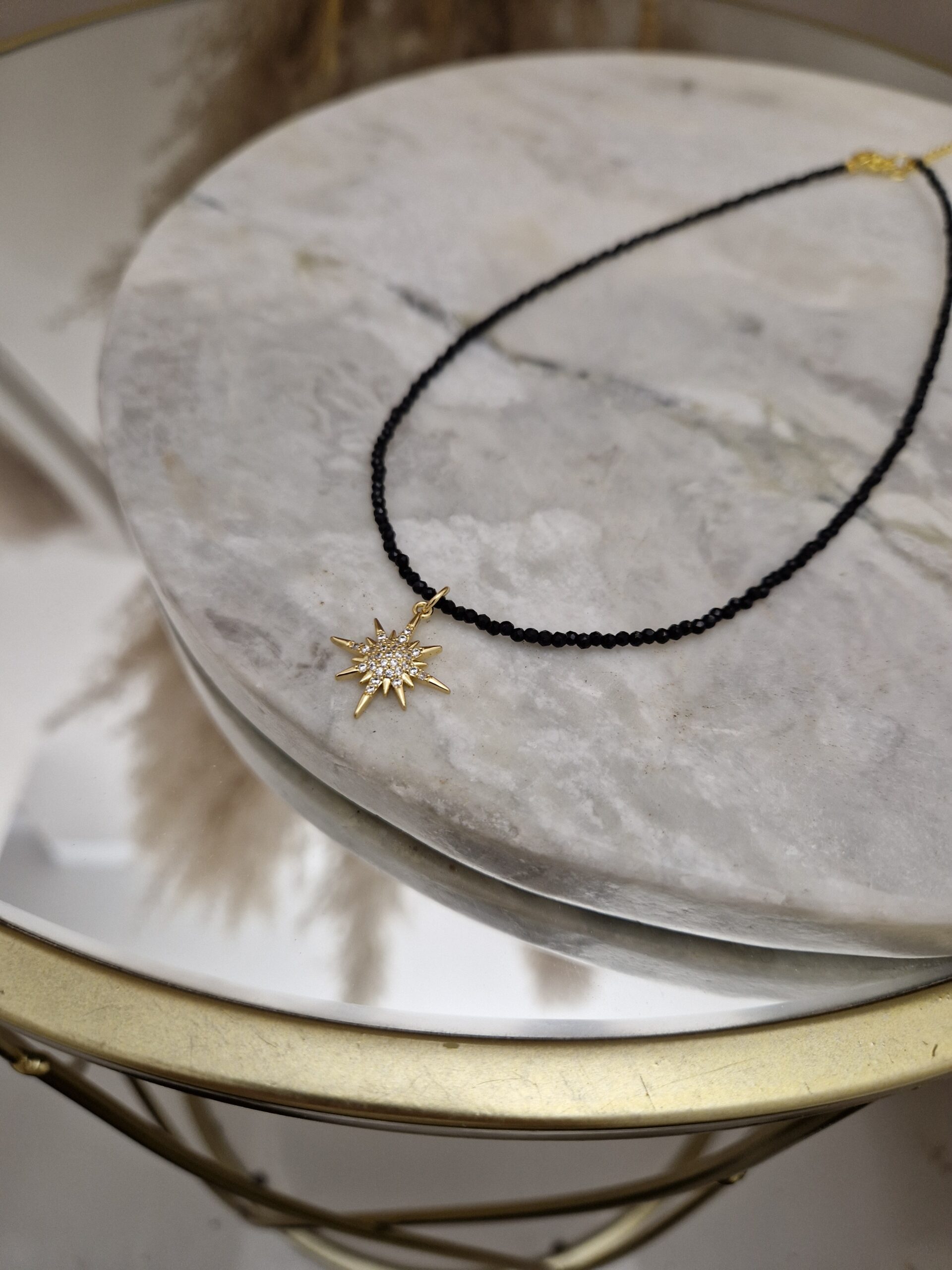 Naszyjnik z czarnego turmalinu - obrazek 4