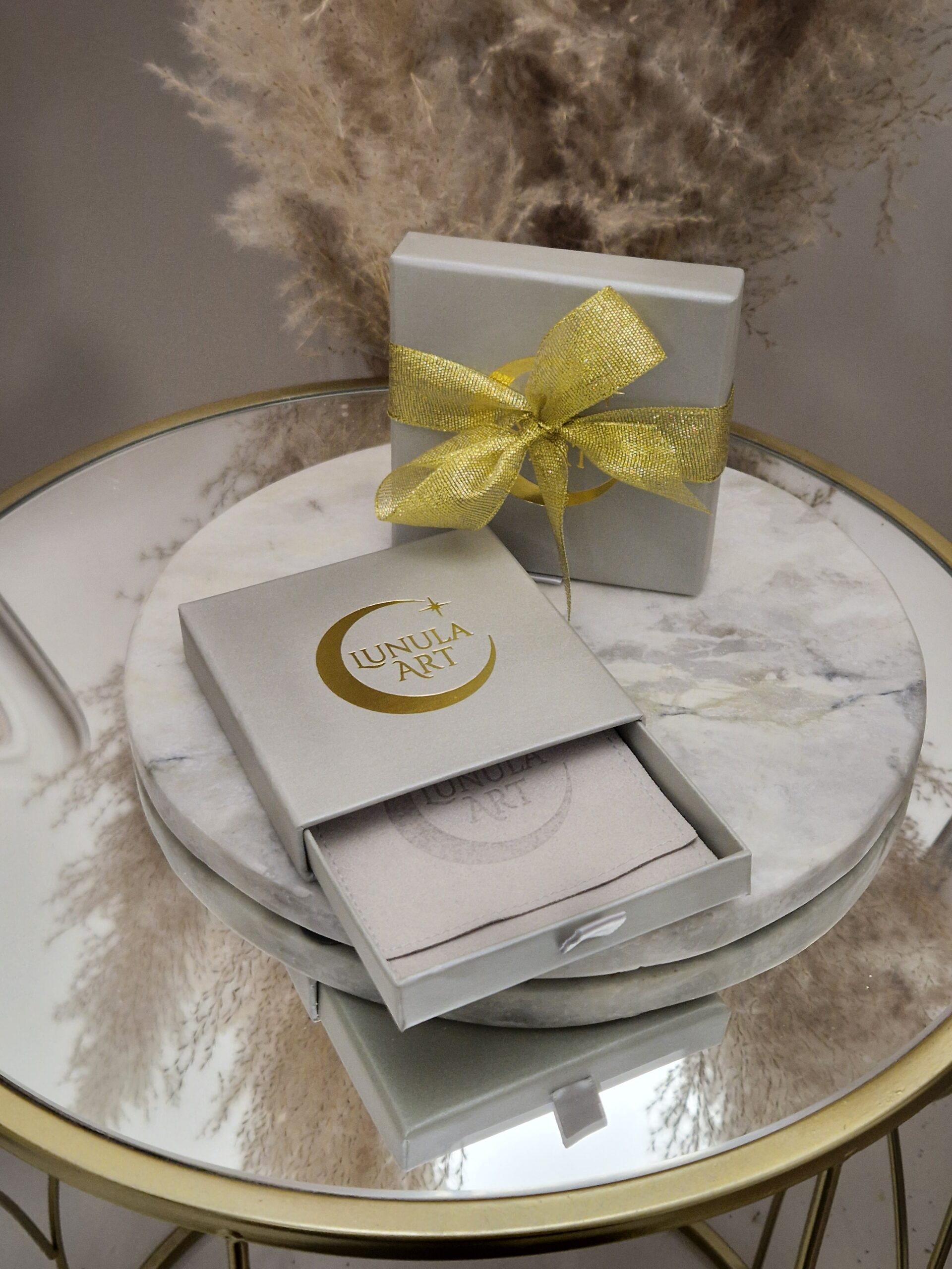 Naszyjnik z hematytów – srebro i złoto w harmonii - obrazek 8