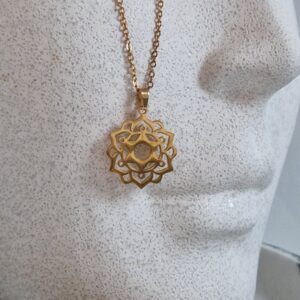 Naszyjnik Mandala- stal szlachetna