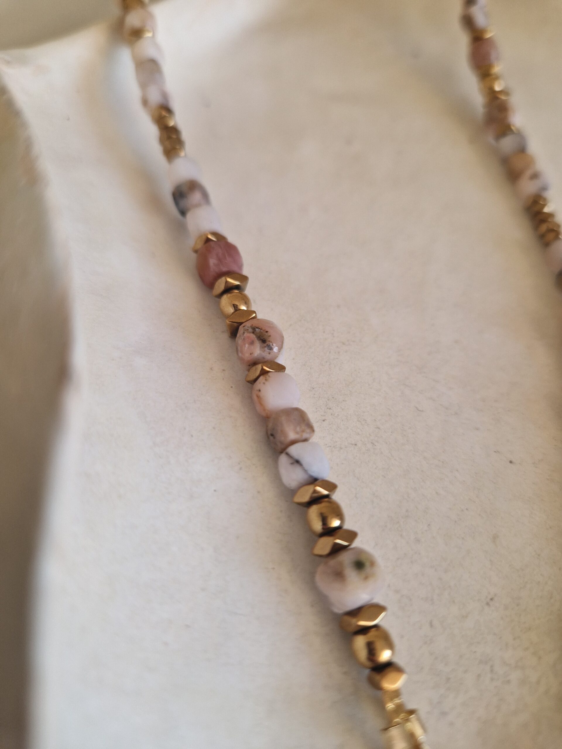 Naszyjnik z opali z sercem - obrazek 3