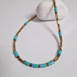 Choker z Turkusem
